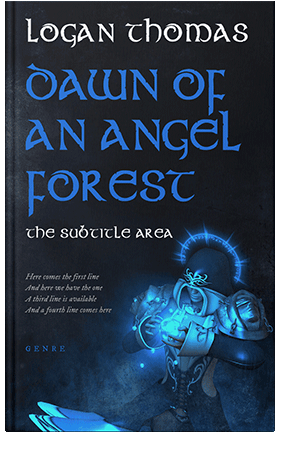 Pre Made Book Cover Ebony