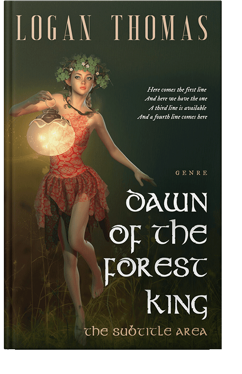 Front view of Eternity #6260 - Premade Fantasy Book Cover | BookCoverZone