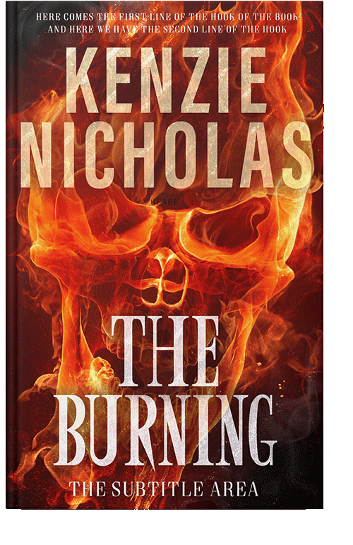 Front view of Totem Pole #6290 - Premade Horror Book Cover