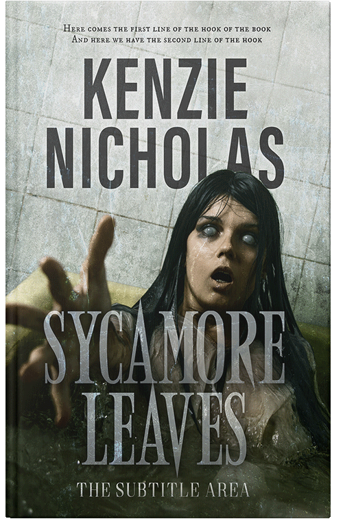 Front view of Premade Horror Book Cover - Celeste