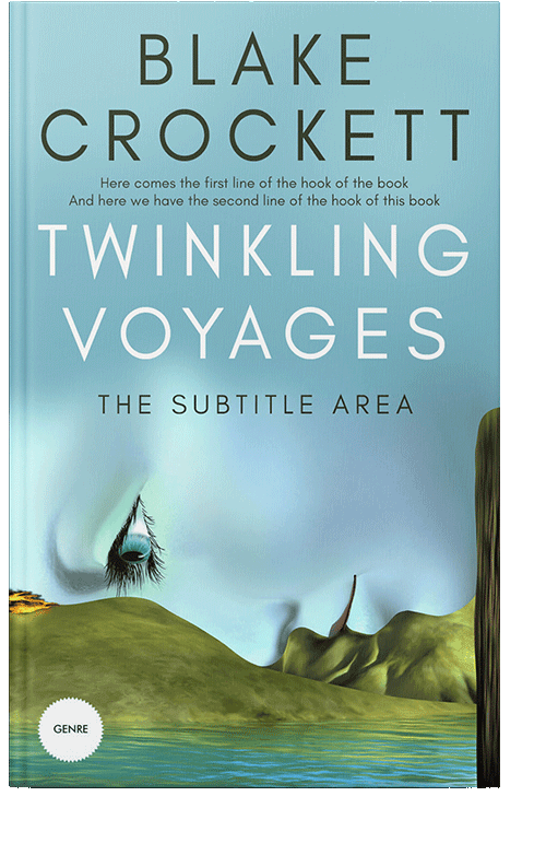 Front view of Half Baked #6303 - Premade Fantasy Book Cover