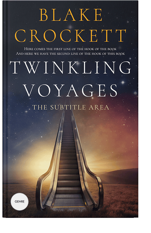 Front view of Steel Gray #6305 - Premade Abstract Book Cover