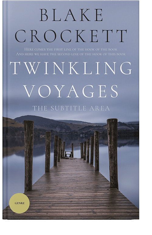 Front view of Manatee #6314 - Premade Literary Fiction Book Cover | BookCoverZone