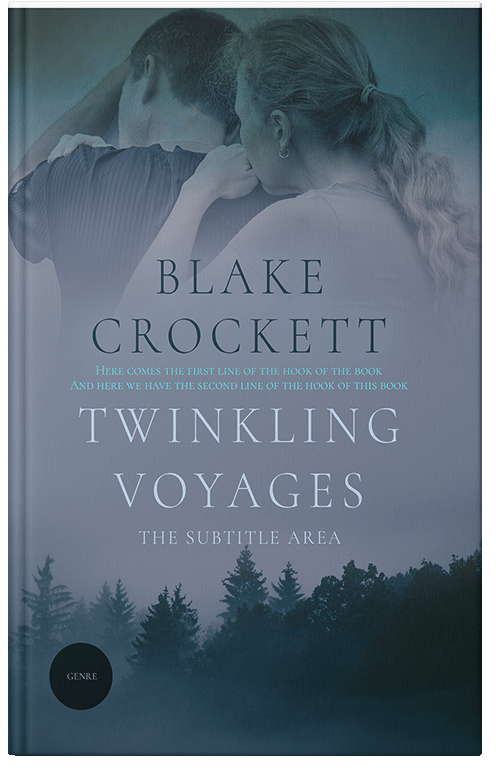 Front view of Premade Romance Book Cover - Pale Sky