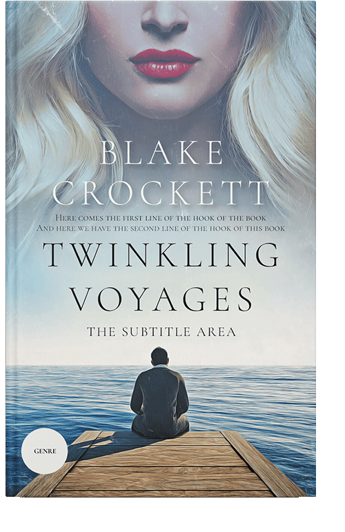 Front view of Submarine #6320 - Premade Romance Book Cover