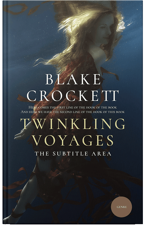 Front view of Mirage #6327 - Premade Action & Adventure Book Cover