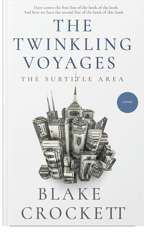 Front view of Celeste #6333 - Premade Business Book Cover