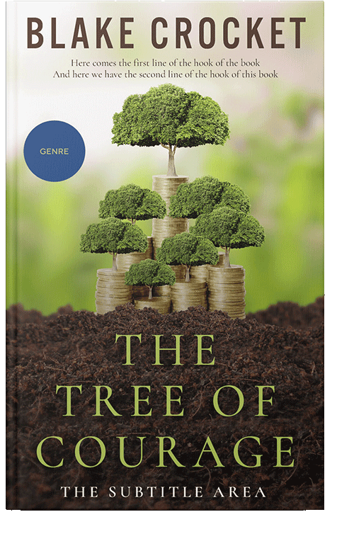 Front view of Beryl Green #6340 - Premade Business Book Cover