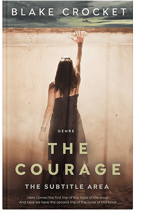 Pre Made Book Cover Cocoa Brown