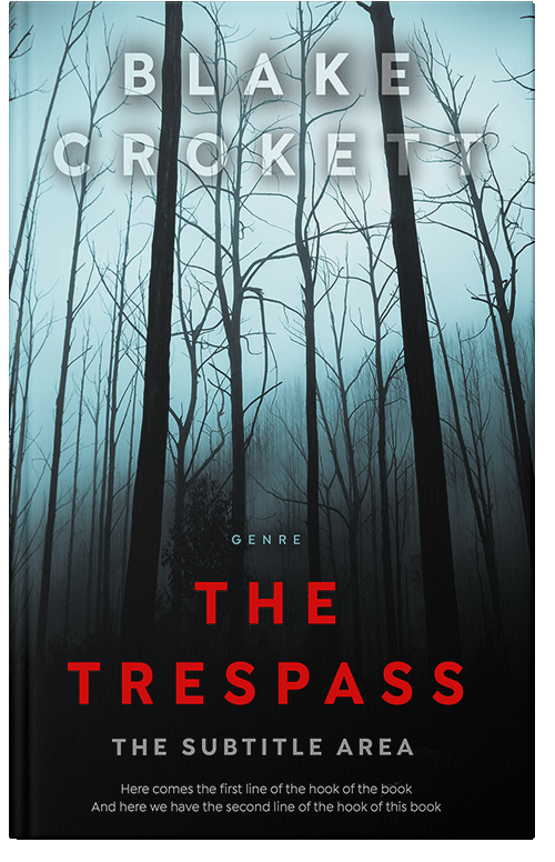 Front view of Premade Mystery & Thriller & Suspense Book Cover - Bunker