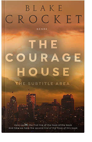 Pre Made Book Cover Copper