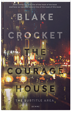 Pre Made Book Cover Thunder