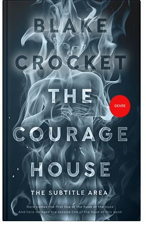 Pre Made Book Cover Blue Dianne