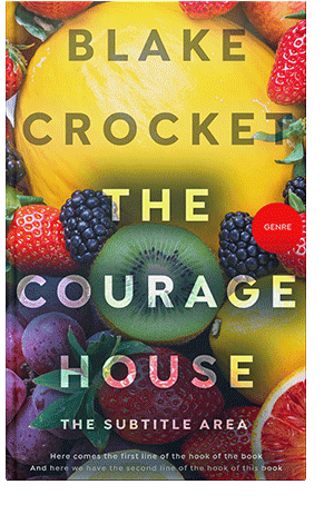 Pre Made Book Cover Outer Space