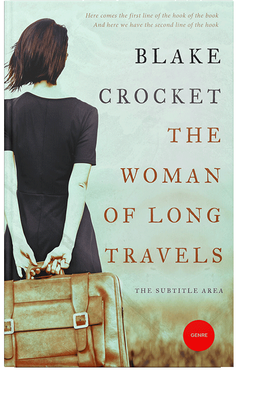 Front view of Surf Crest #6373 - Premade Travel Book Cover