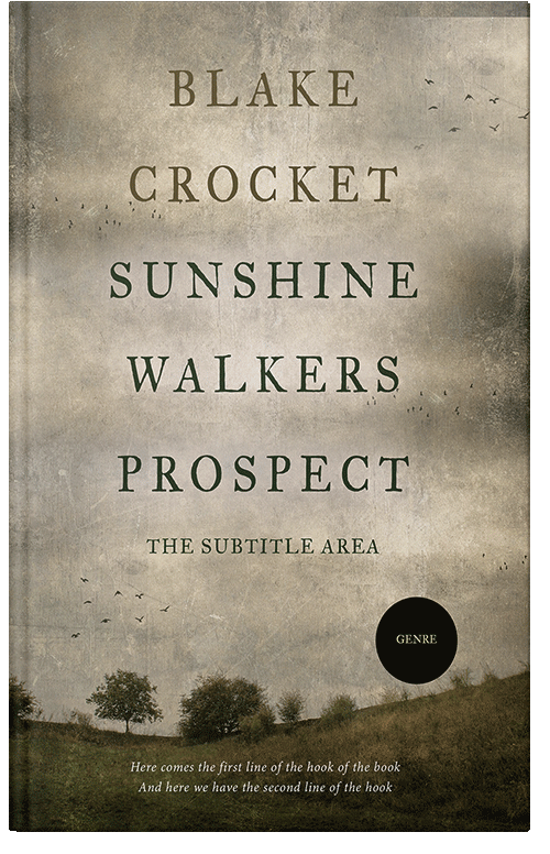 Front view of Premade Nature Book Cover - Malta