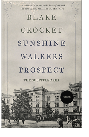 Pre Made Book Cover Swirl