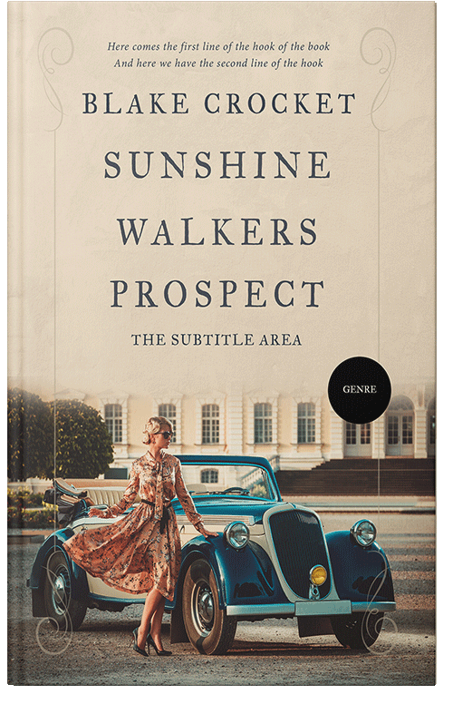 Front view of Cape Cod #6404 - Premade Historical Book Cover