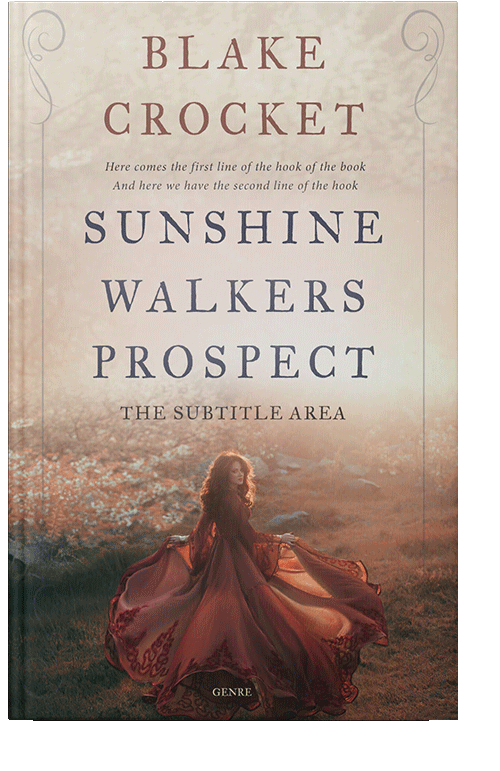 Front view of Wafer #6406 - Premade Fantasy Book Cover