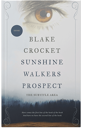 Pre Made Book Cover Iron