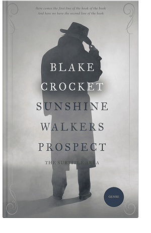 Pre Made Book Cover Gray Nickel