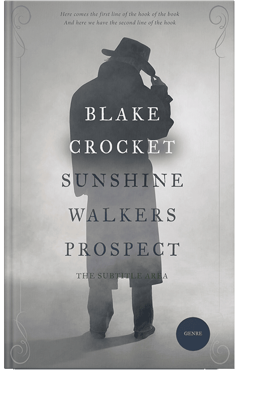 Front view of Gray Nickel #6411 - Premade Mystery & Thriller & Suspense Book Cover