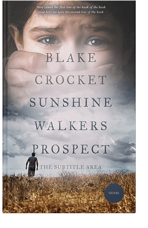 Pre Made Book Cover Silver Rust