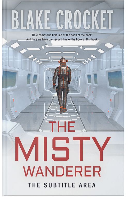 Front view of Premade Science Fiction Book Cover - Ghost