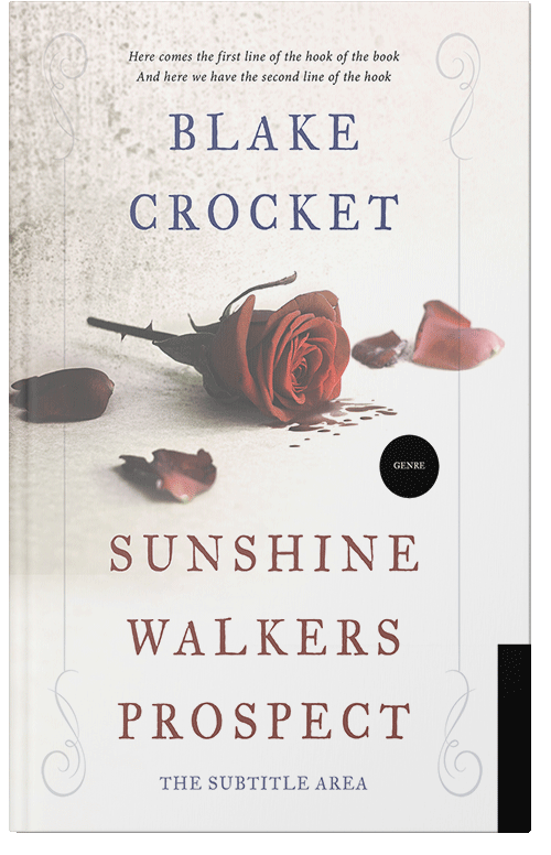 Front view of Premade Romance Book Cover - Spring Wood