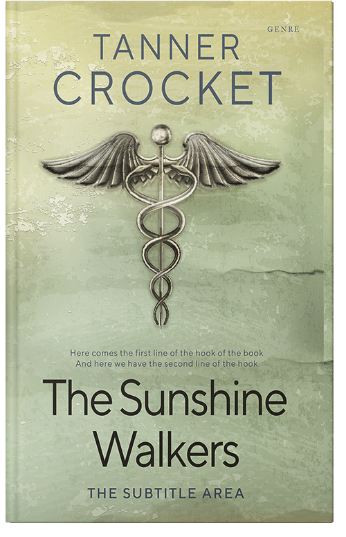 Front view of Premade Health & Mind & Body Book Cover - Coriander