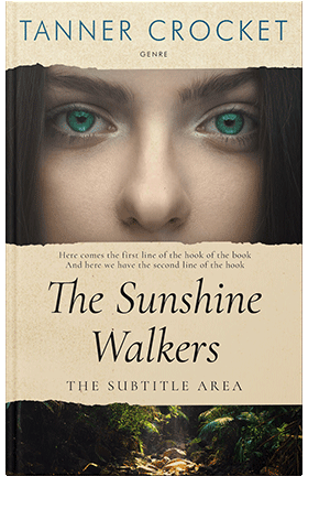 Pre Made Book Cover Log Cabin