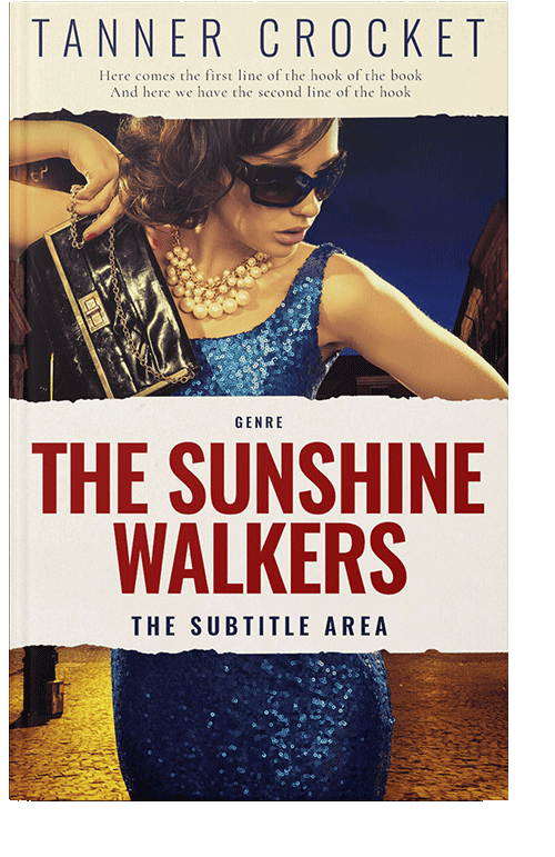 Front view of Quarter Spanish White #6444 - Premade Chick Lit Book Cover