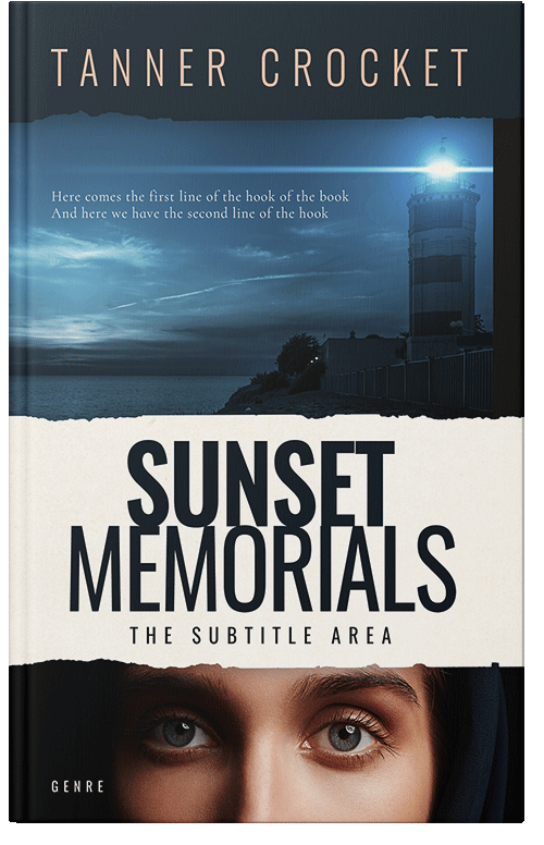 Front view of Premade Mystery & Thriller & Suspense Book Cover - Mirage