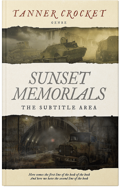 Front view of Zeus #6457 - Premade Apocalyptica Book Cover