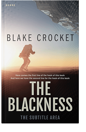 Pre Made Book Cover Stark White