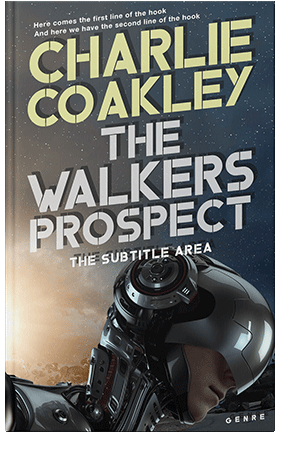 Pre Made Book Cover Outer Space