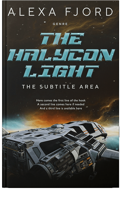 Front view of Eternity #6474 - Premade Science Fiction Book Cover