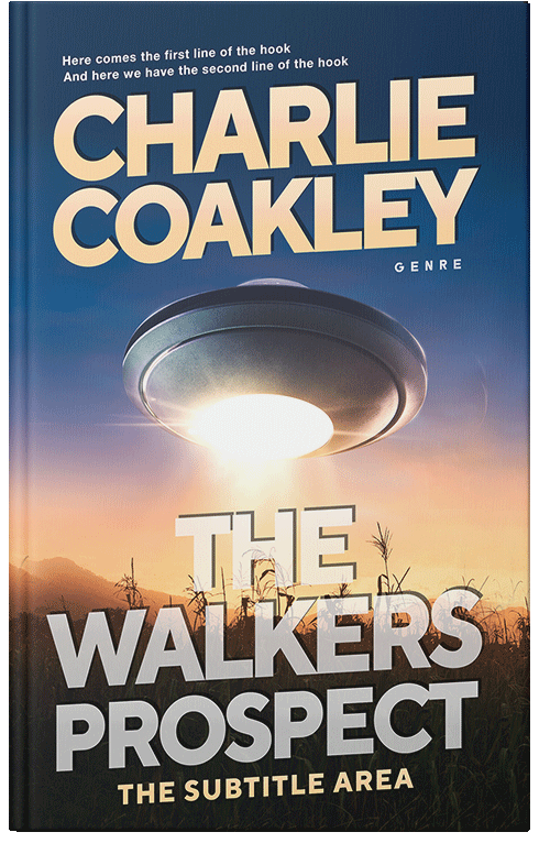 Front view of Just Right #6481 - Premade Science Fiction Book Cover