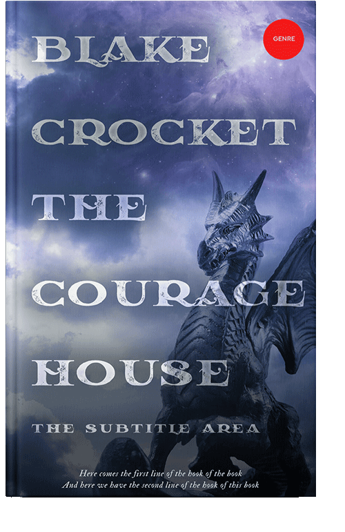 Front view of East Bay #6485 - Premade Fantasy Book Cover