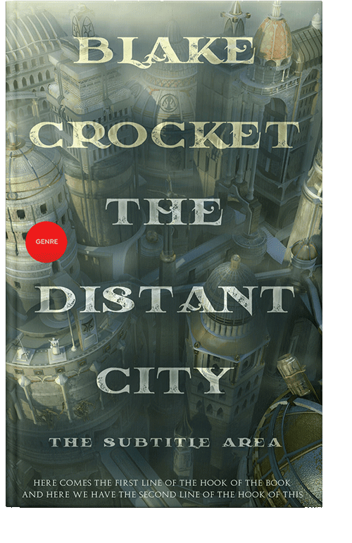 Front view of Nandor #6486 - Premade Science Fiction Book Cover