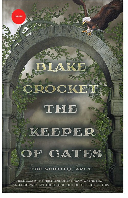 Front view of Kelp #6487 - Premade Fantasy Book Cover