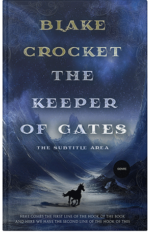 Pre Made Book Cover Cloud Burst