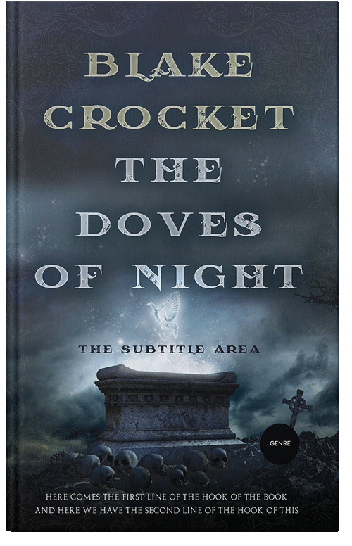 Front view of Premade Mystery & Thriller & Suspense Book Cover - Ebony Clay