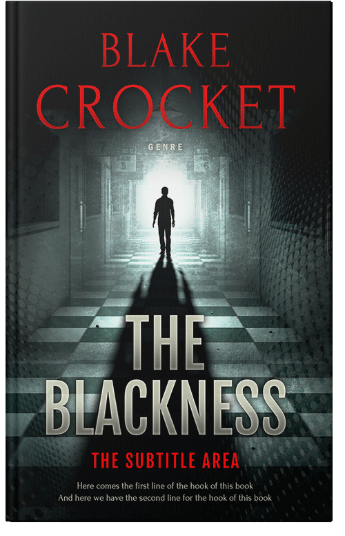 Front view of Premade Mystery & Thriller & Suspense Book Cover - Silk