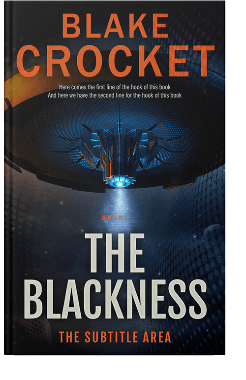 Front view of Vulcan #6500 - Premade Science Fiction Book Cover