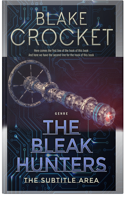 Front view of Vulcan #6502 - Premade Apocalyptica Book Cover