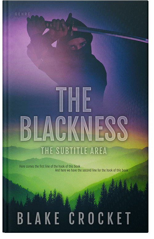 Front view of Premade Action & Adventure Book Cover - Cloud Burst