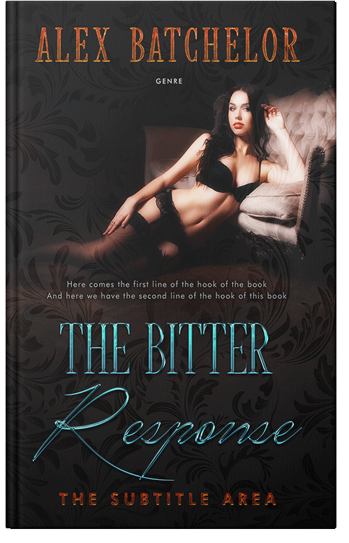 Front view of Cod Gray #6512 - Premade Erotica Book Cover