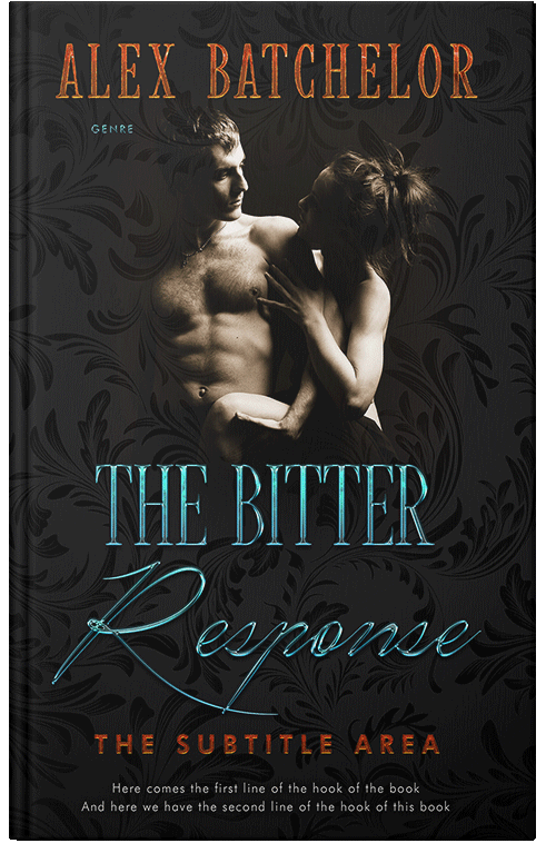 Front view of Premade Erotica Book Cover - Cod Gray