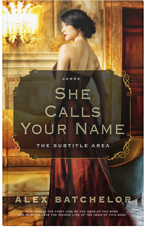 Front view of Di Serria #6526 - Premade Historical Book Cover